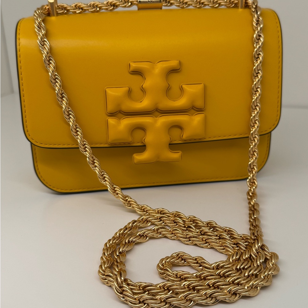 Tory Burch Eleanor Yellow Crossbody Bag